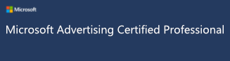 Microsoft Advertising Professional Badge
